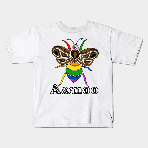 Philly Pride Aamoo (Bee) Kids T-Shirt by KendraHowland.Art.Scroll